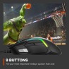 SteelSeries Rival 5 Gaming Mouse - PrismSync RGB Lighting - FPS, MOBA, MMO, Battle Royale - Black - 62551 3 imsaal.pk