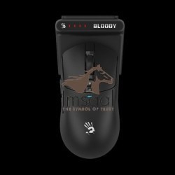 A4Tech Bloody R72 Pro Duo Dual Mode Wireless Gaming Mouse Black - 2.4GHz / USB Connection, 26000 CPI Resolution 1 imsaal.pk
