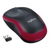 Logitech Wireless Mouse M185 - Red | Black - 910-002503 1 imsaal.pk