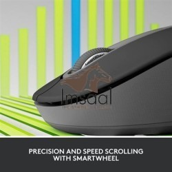 Logitech Signature M650 L Mouse Graphite 910-006247 - For Large-Sized Hands - Silent Clicks - SmartWheel 3 imsaal.pk