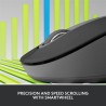 Logitech Signature M650 L Mouse Graphite 910-006247 - For Large-Sized Hands - Silent Clicks - SmartWheel 3 imsaal.pk