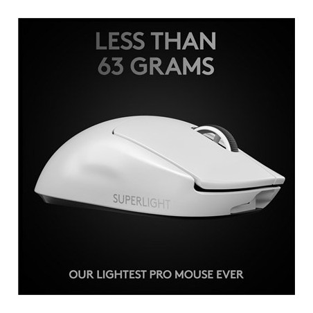 Logitech PRO X Superlight Wireless Gaming Mouse White 3 imsaal.pk