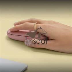 Logitech PEBBLE MOUSE 2 M350S Slim Compact Bluetooth Mouse | Tonal Rose 2 imsaal.pk