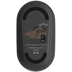 Logitech PEBBLE MOUSE 2 M350S Slim Compact Bluetooth Mouse | Tonal Graphite 3 imsaal.pk