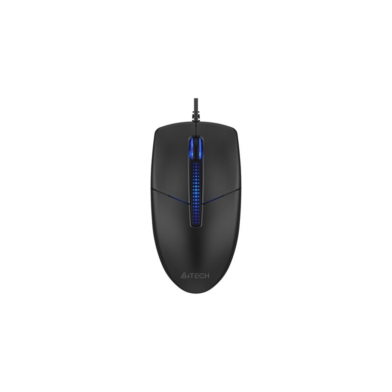 A4Tech N-530S Illuminate Mouse 1200dpi Black 2 imsaal.pk