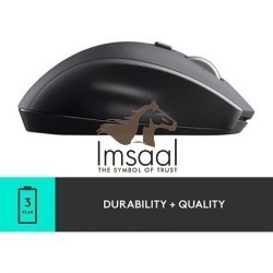 Logitech Marathon Mouse M705 1000 DPI, 2.4GHz Wireless, 5 Buttons, Hyper-Fast Scroll, Graphite 1 imsaal.pk