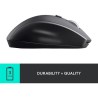 Logitech Marathon Mouse M705 1000 DPI, 2.4GHz Wireless, 5 Buttons, Hyper-Fast Scroll, Graphite 1 imsaal.pk