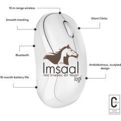 Logitech M240 Silent Bluetooth Wireless Mouse - Silent Touch, Off White 1 imsaal.pk