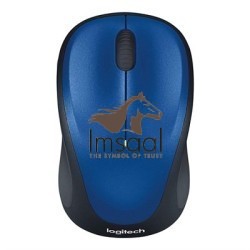 Logitech M235 Wireless Mouse - Steel Blue - 910-003392 3 imsaal.pk