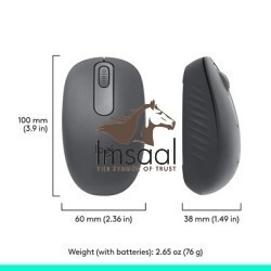 Logitech M196 Bluetooth Mouse Graphite 1 imsaal.pk
