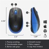 Logitech M190 Full-Size Wireless Mouse | Blue 3 imsaal.pk