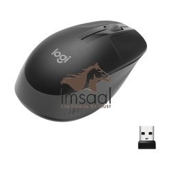 Logitech M190 Full-Size Wireless Mouse - Red / Grey 1 imsaal.pk