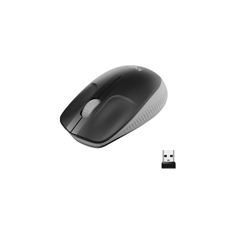 Logitech M190 Full-Size Wireless Mouse - Red / Grey 2 imsaal.pk