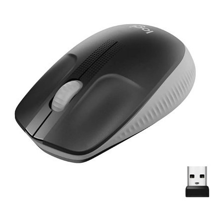 Logitech M190 Full-Size Wireless Mouse - Red / Grey 2 imsaal.pk