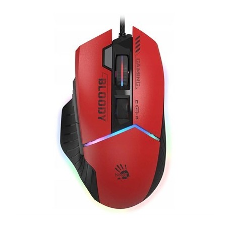 Bloody W95 Max RGB Extra Fire Gaming Mouse - Ultra Core 3, 4 Activated - Sportes Red 1 imsaal.pk