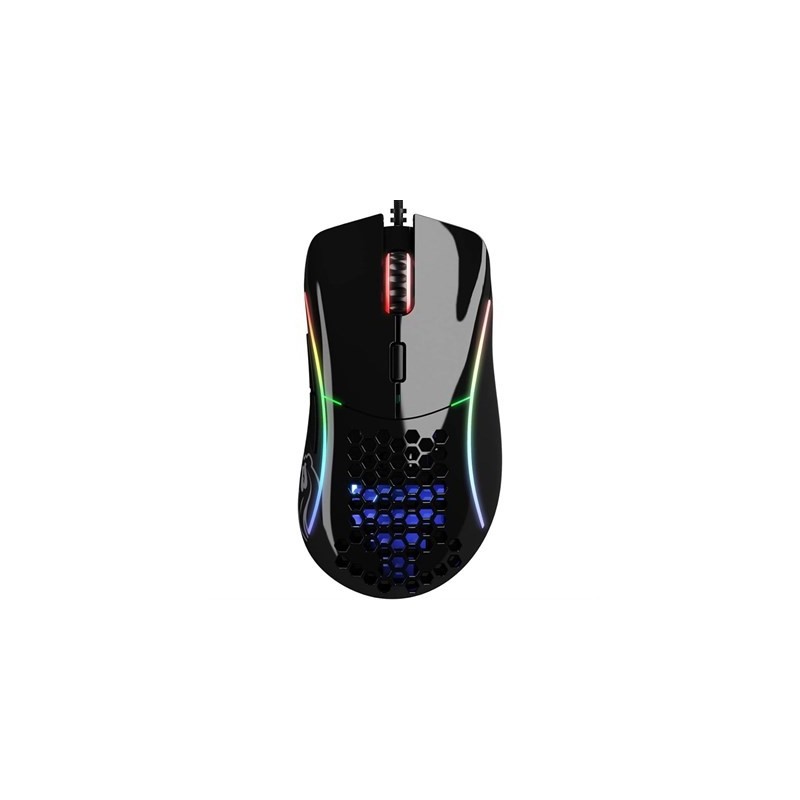 Glorious Model D (Glossy Black) Extreme Lightweight Ergonomic Gaming Mouse 69G | GD-GBLACK 1 imsaal.pk