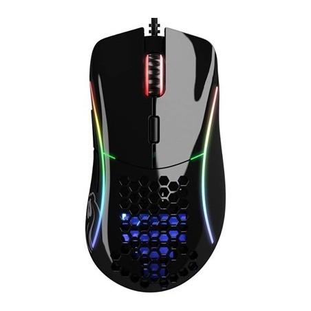 Glorious Model D (Glossy Black) Extreme Lightweight Ergonomic Gaming Mouse 69G | GD-GBLACK 1 imsaal.pk
