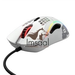Glorious Model D (Glossy White) Extreme Lightweight Ergonomic Gaming Mouse 69G - GD-GWHITE 1 imsaal.pk