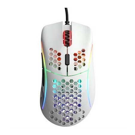 Glorious Model D (Glossy White) Extreme Lightweight Ergonomic Gaming Mouse 69G - GD-GWHITE 2 imsaal.pk