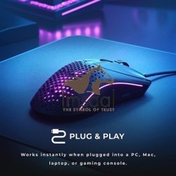 Glorious Model O 2 Wired Ultralight Ambidextrous Gaming Mouse Black GLO-MS-OV2-MB 59g O2 2 imsaal.pk