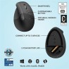 Logitech Lift Vertical Ergonomic Mouse - Ergo Series, Wireless, Bluetooth or Logi Bolt USB - Graphite - 910-006479 2 imsaal.pk