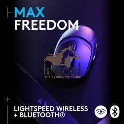 Logitech G309 Lightspeed Wireless Gaming Mouse, Lightweight, LIGHTFORCE Switches, Hero 25K Sensor, 6 Programmable Buttons, Black