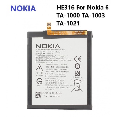 Nokia 6 Original Battery Price in Pakistan, Karachi, Lahore, Islamabad