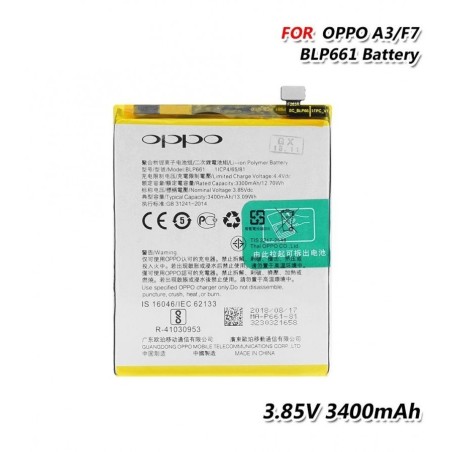 Oppo A3 Original Battery Price in Pakistan, Karachi, Lahore, Islamabad