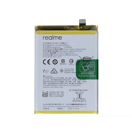 Realme Narzo 20 Original Battery Price in Pakistan, Karachi, Lahore, Islamabad