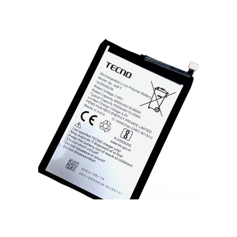 Tecno Camon 15 Original Battery Price in Pakistan, Karachi, Lahore, Islamabad