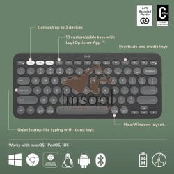 Logitech PEBBLE KEYS 2 K380S Price in Pakistan, Karachi, Lahore, Islamabad