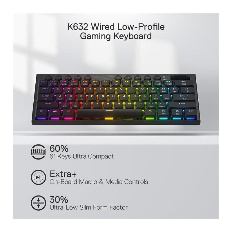 Redragon Horus Mini K632 Price in Pakistan, Karachi, Lahore, Islamabad