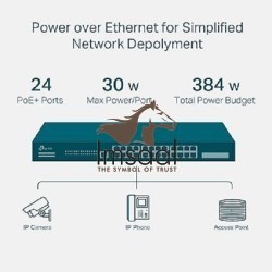 TP-Link TL-SG3428XMP JetStream 24-Port Gigabit L2+ Managed Switch with PoE+ Price in Pakistan, Karachi, Lahore, Islamabad