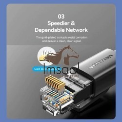 Vention Cat-6 UTP Patch Cable (2m, Black) Price in Pakistan, Karachi, Lahore, Islamabad