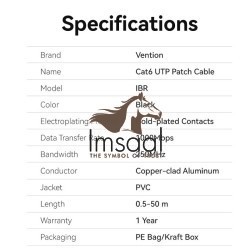 Vention IBRBL Cat-6 UTP Ethernet Patch Cable (10m) Price in Pakistan, Karachi, Lahore, Islamabad