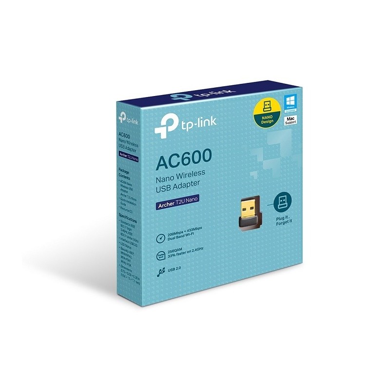 TP-Link Archer T2U Nano AC600 Nano Wireless USB Adapter Price in Pakistan, Karachi, Lahore, Islamabad