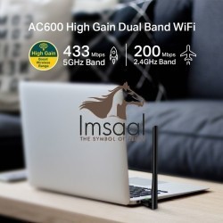 TP-Link Archer T2U Plus AC600 High-Gain Wireless Dual-Band USB Adapter (Ver 1.0) Price in Pakistan, Karachi, Lahore, Islamabad