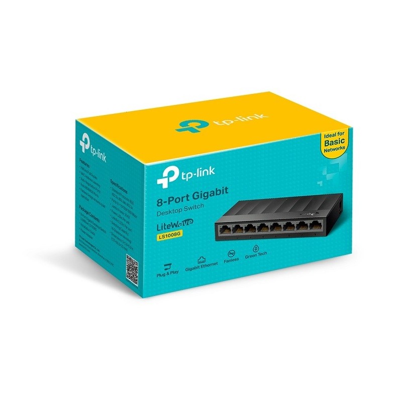 TP-Link LS1008G 8-Port Gigabit Desktop Unmanaged Switch (Ver 3.0) Price in Pakistan, Karachi, Lahore, Islamabad