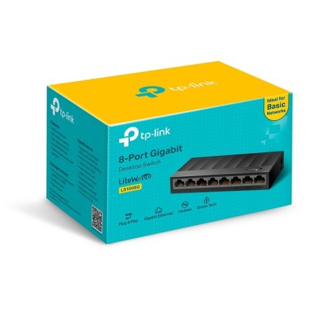 TP-Link LS1008G 8-Port Gigabit Desktop Unmanaged Switch (Ver 3.0) Price in Pakistan, Karachi, Lahore, Islamabad