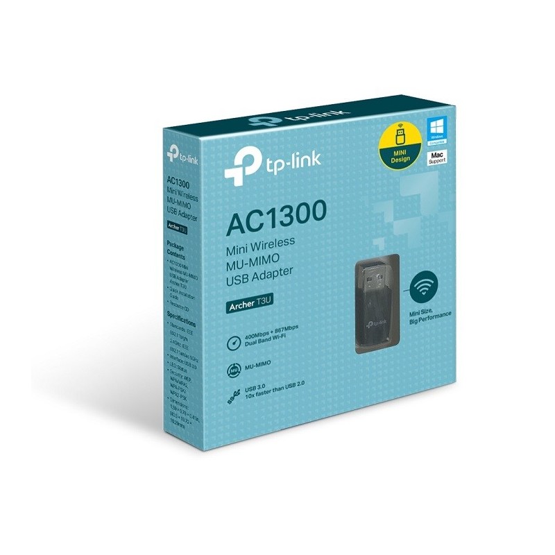 TP-Link Archer T3U AC1300 Mini Wireless MU-MIMO USB Adapter (Ver 1.0) Price in Pakistan, Karachi, Lahore, Islamabad