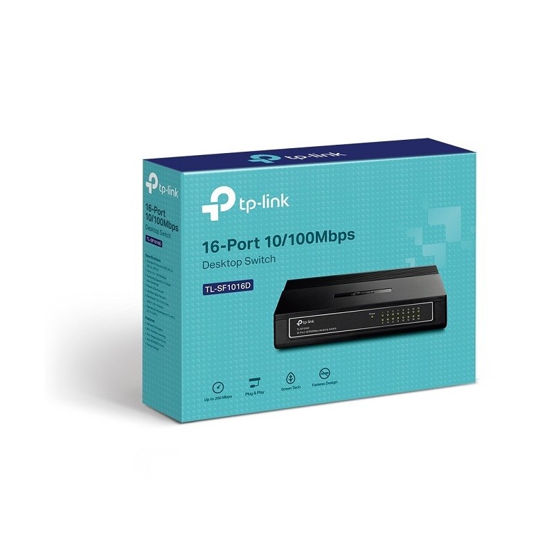 TP-Link TL-SF1016D 16-Port Fast Ethernet Desktop Switch (Ver 7.0) Price in Pakistan, Karachi, Lahore, Islamabad