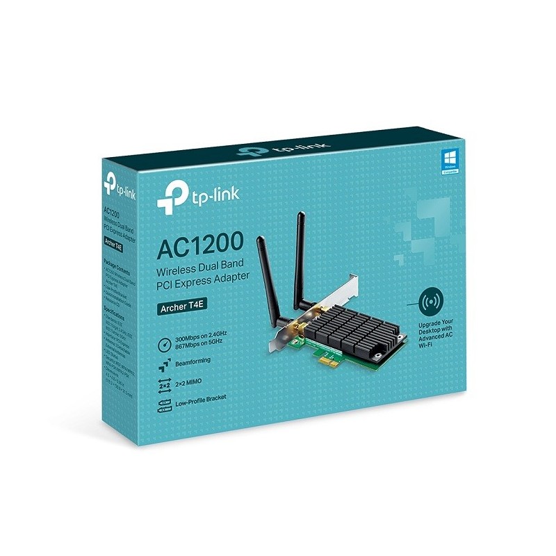 TP-Link Archer T4E AC1200 Wireless Dual-Band PCIe Adapter with 2 External Antennas Price in Pakistan, Karachi, Lahore, Islamabad