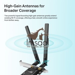 TP-Link Archer TX20E AX1800 Wi-Fi 6 & Bluetooth 5.2 PCIe Adapter Price in Pakistan, Karachi, Lahore, Islamabad