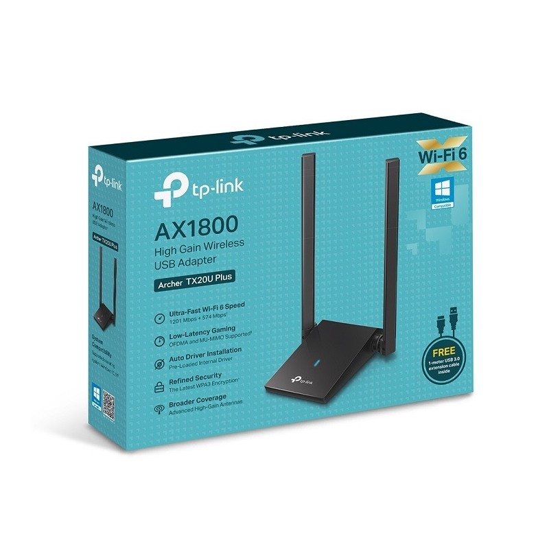 TP-Link Archer TX20U Plus AX1800 High-Gain Wireless USB Adapter Price in Pakistan, Karachi, Lahore, Islamabad