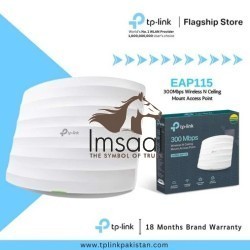 TP-Link EAP115 300Mbps Wireless N Ceiling Mount Access Point (PoE Support) Price in Pakistan, Karachi, Lahore, Islamabad