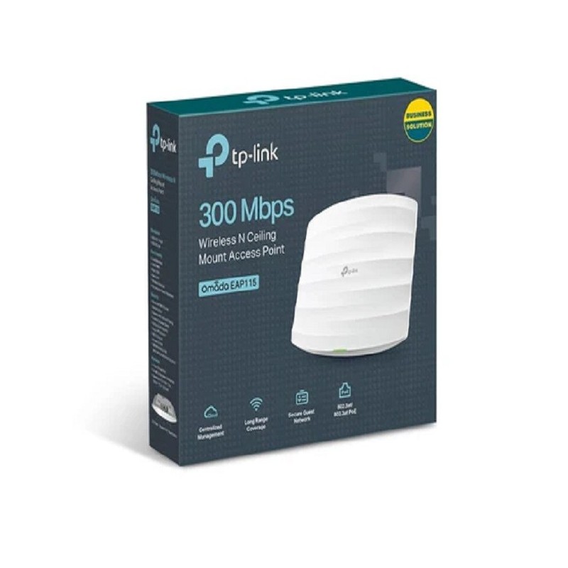TP-Link EAP115 300Mbps Wireless N Ceiling Mount Access Point (PoE Support) Price in Pakistan, Karachi, Lahore, Islamabad