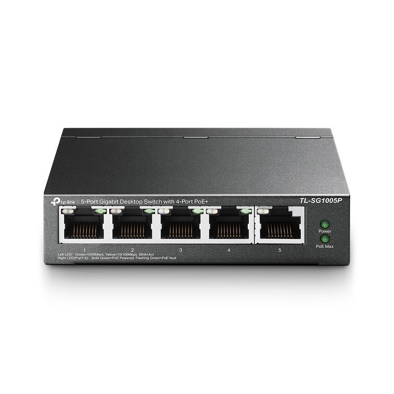 TP-Link TL-SG1005P 5-Port Gigabit Desktop Switch with 4 PoE Ports Price in Pakistan, Karachi, Lahore, Islamabad
