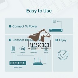 TP-Link TL-SG1005P 5-Port Gigabit Desktop Switch with 4 PoE Ports Price in Pakistan, Karachi, Lahore, Islamabad