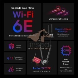 TP-Link Archer TXE75E AXE5400 Tri-Band Wi-Fi 6E & Bluetooth 5.3 PCIe Adapter Price in Pakistan, Karachi, Lahore, Islamabad