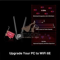 TP-Link Archer TXE75E AXE5400 Tri-Band Wi-Fi 6E & Bluetooth 5.3 PCIe Adapter Price in Pakistan, Karachi, Lahore, Islamabad